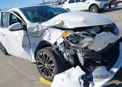 2014 Toyota Corolla S Plus from USA, damaged, VIN 5YFBURHE2EP081307